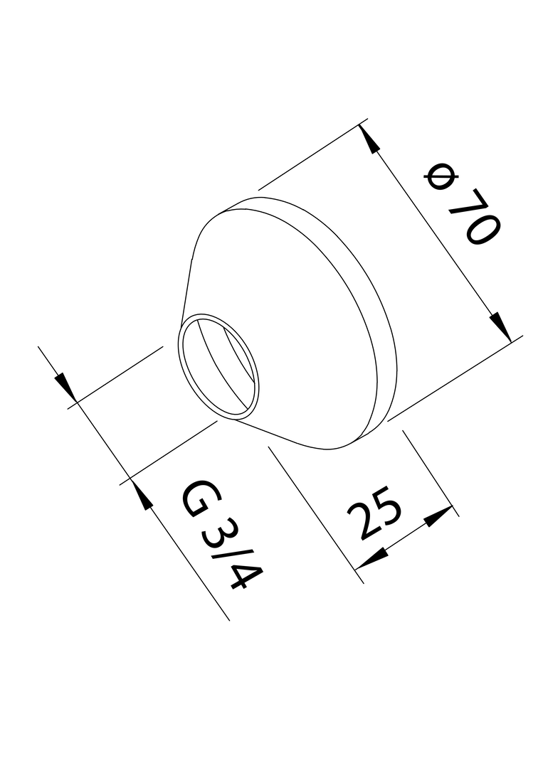 Oras - Cover flange 203504
