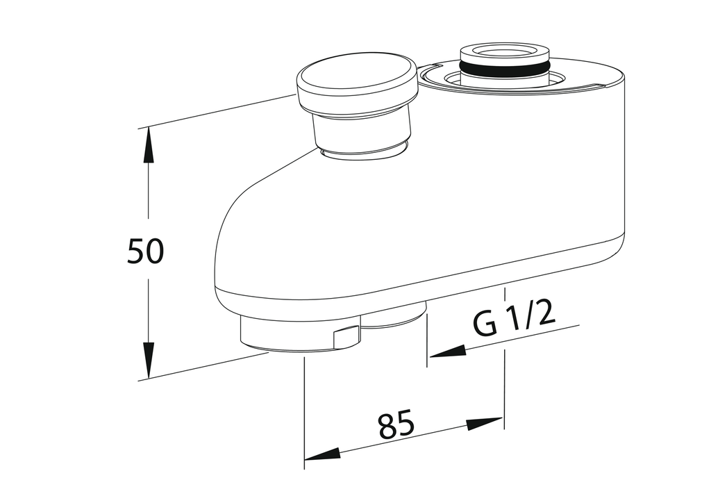 Oras - Diverter spout, L=85 221230