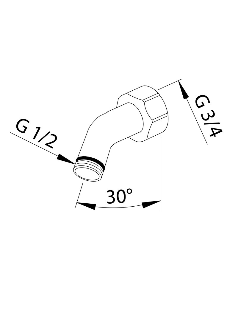Oras - Shower pipe 231111