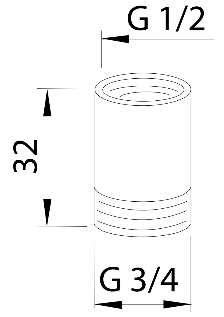 Oras - Conversion nipple 158691