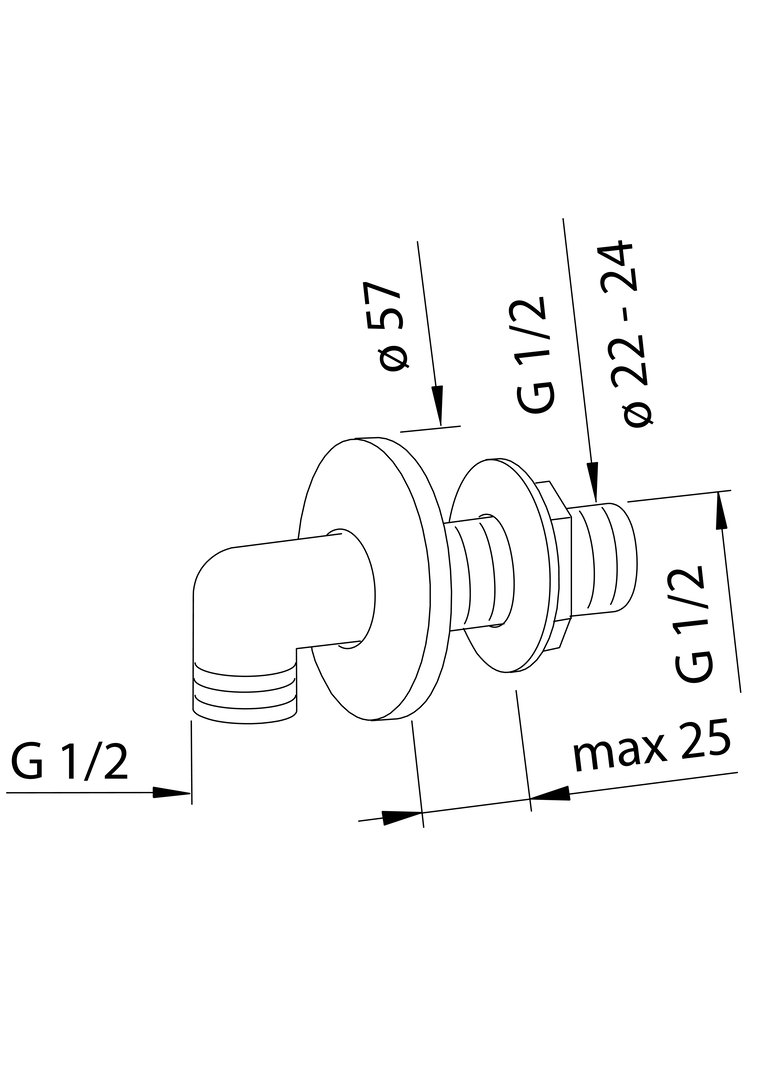 Oras - Passing-through angle, G1/2