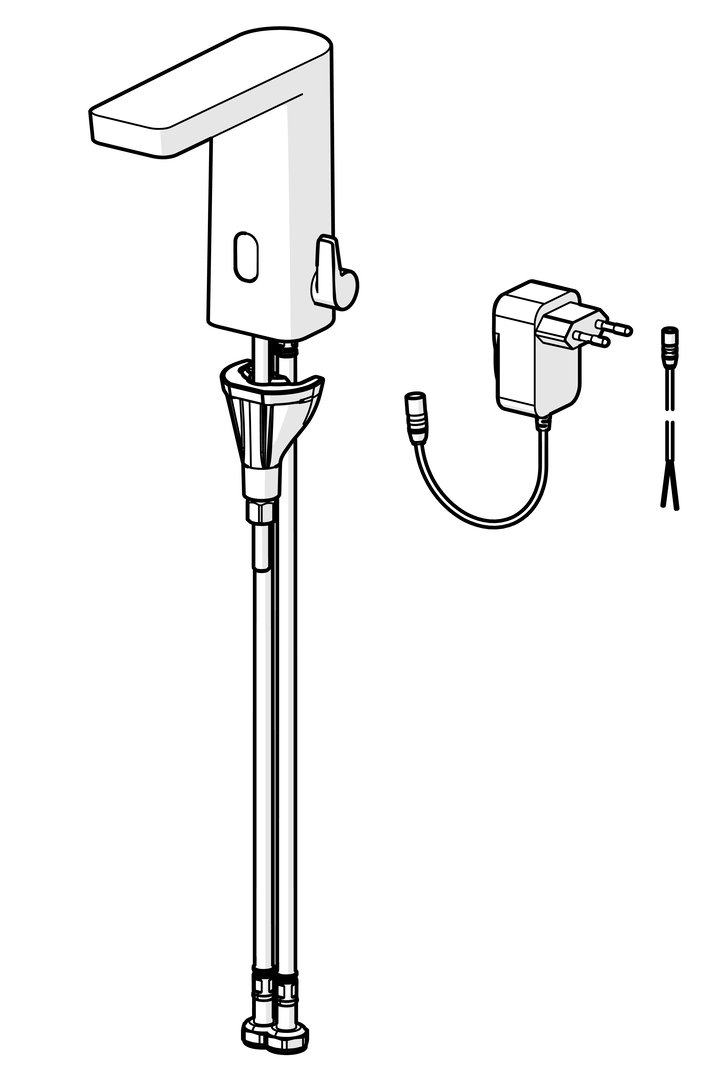 Oras Stela - Washbasin faucet, 230/9 V, Bluetooth