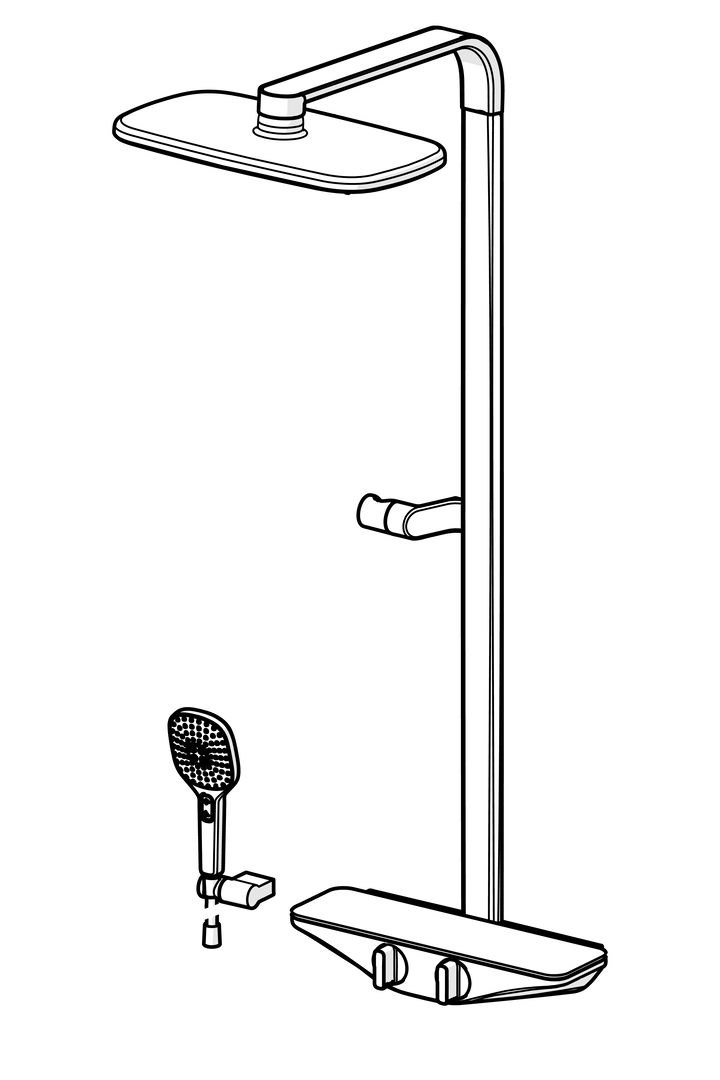 Oras Esteta - Shower system 11-01-90