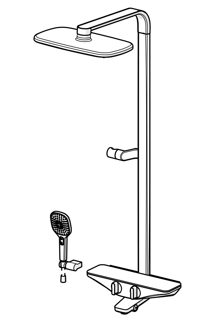 Oras Esteta - Shower system 11-01-91