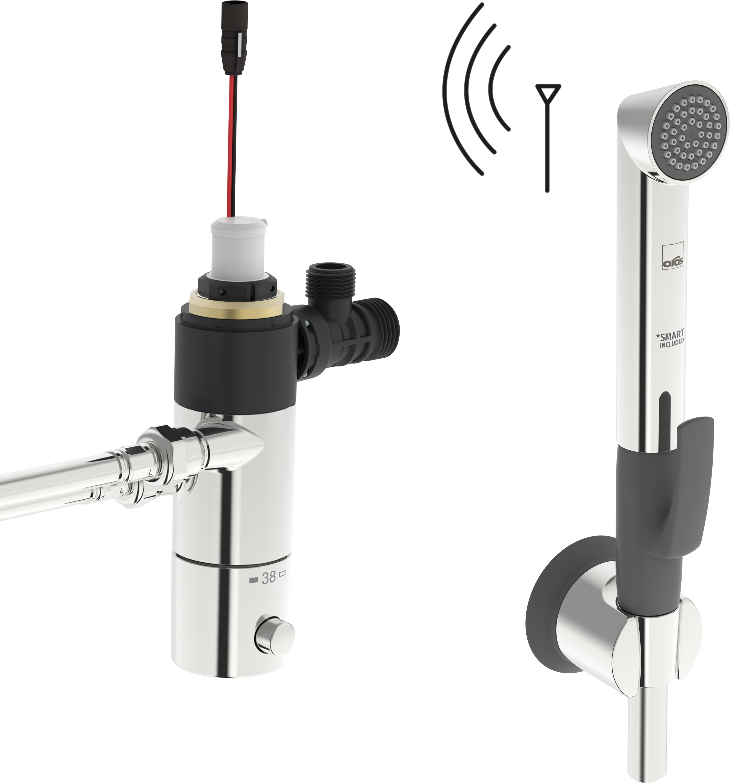 Oras Electra - Smart Bidet unit, 9/230 V, Bluetooth