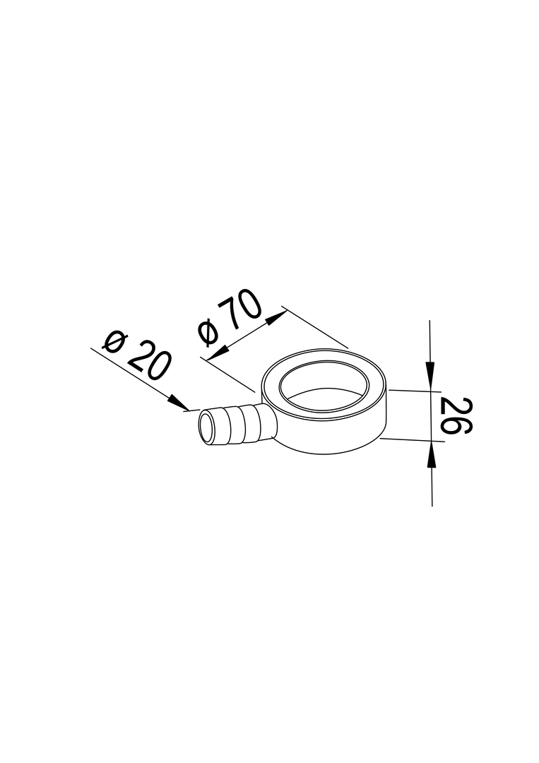 Oras - Drain coupling 105385