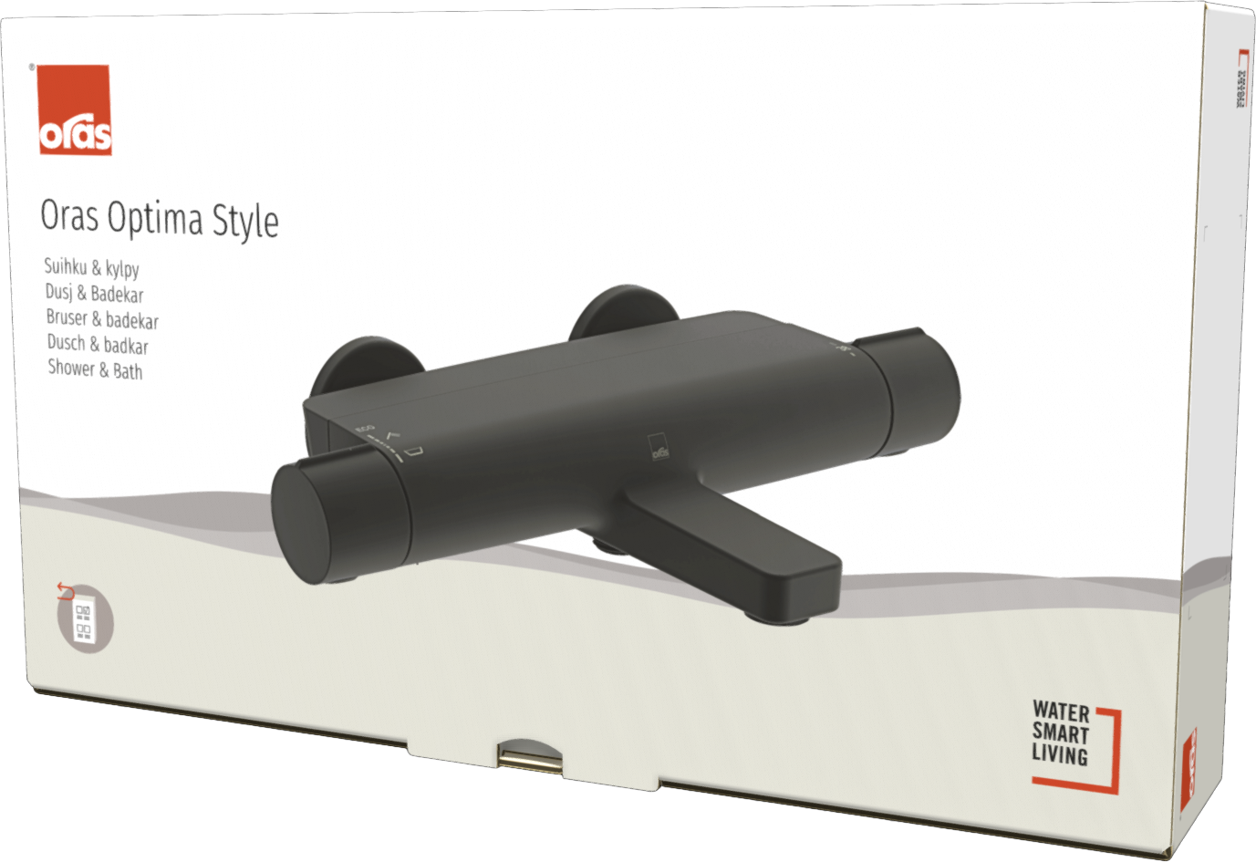 Oras Optima Style - Shower faucet with spout 7140GN-33
