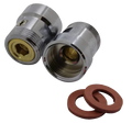 Eccentric connector shut-off pair