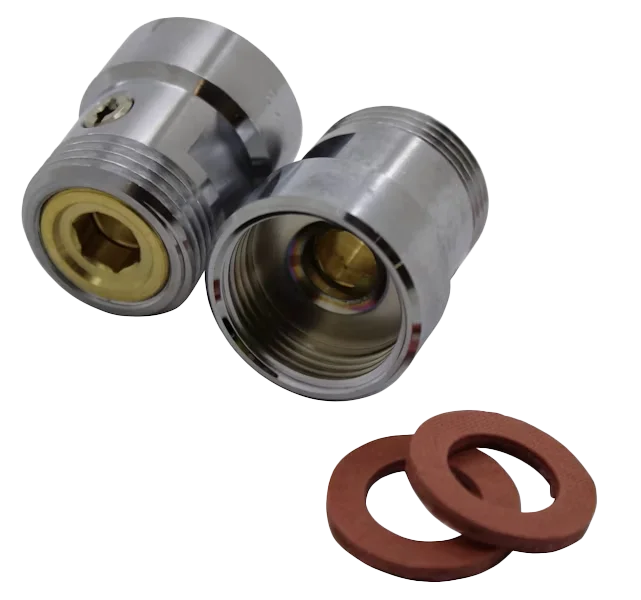 Eccentric connector shut-off pair