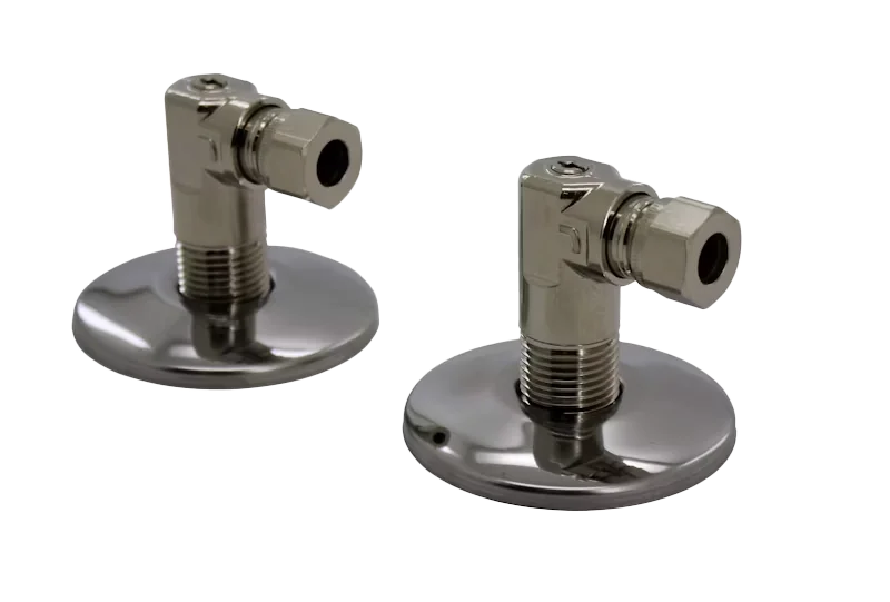 Elbow connector pair with shut-off, G1/2, D10