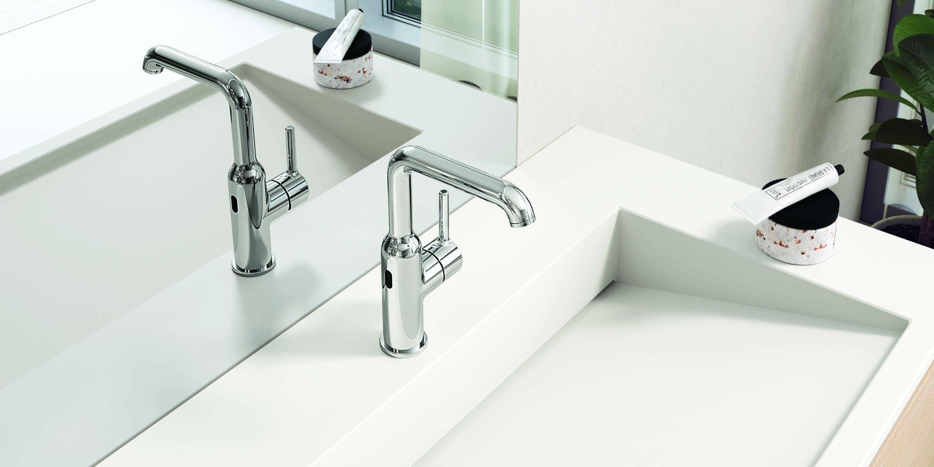Oras Optima Style Hybrid - Washbasin faucet, 3 V, Bluetooth 2611FHZ