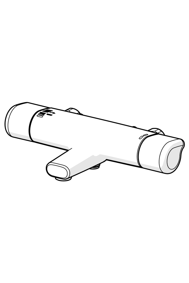 Oras Care Safety - Shower faucet with spout 5761G