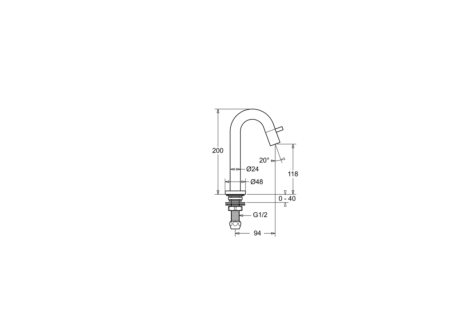 Oras - Cold water faucet 101022