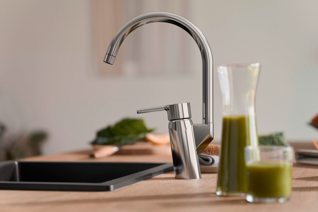 Oras Optima Style - Kitchen faucet with dishwasher valve, 3 V 2734FHN-80