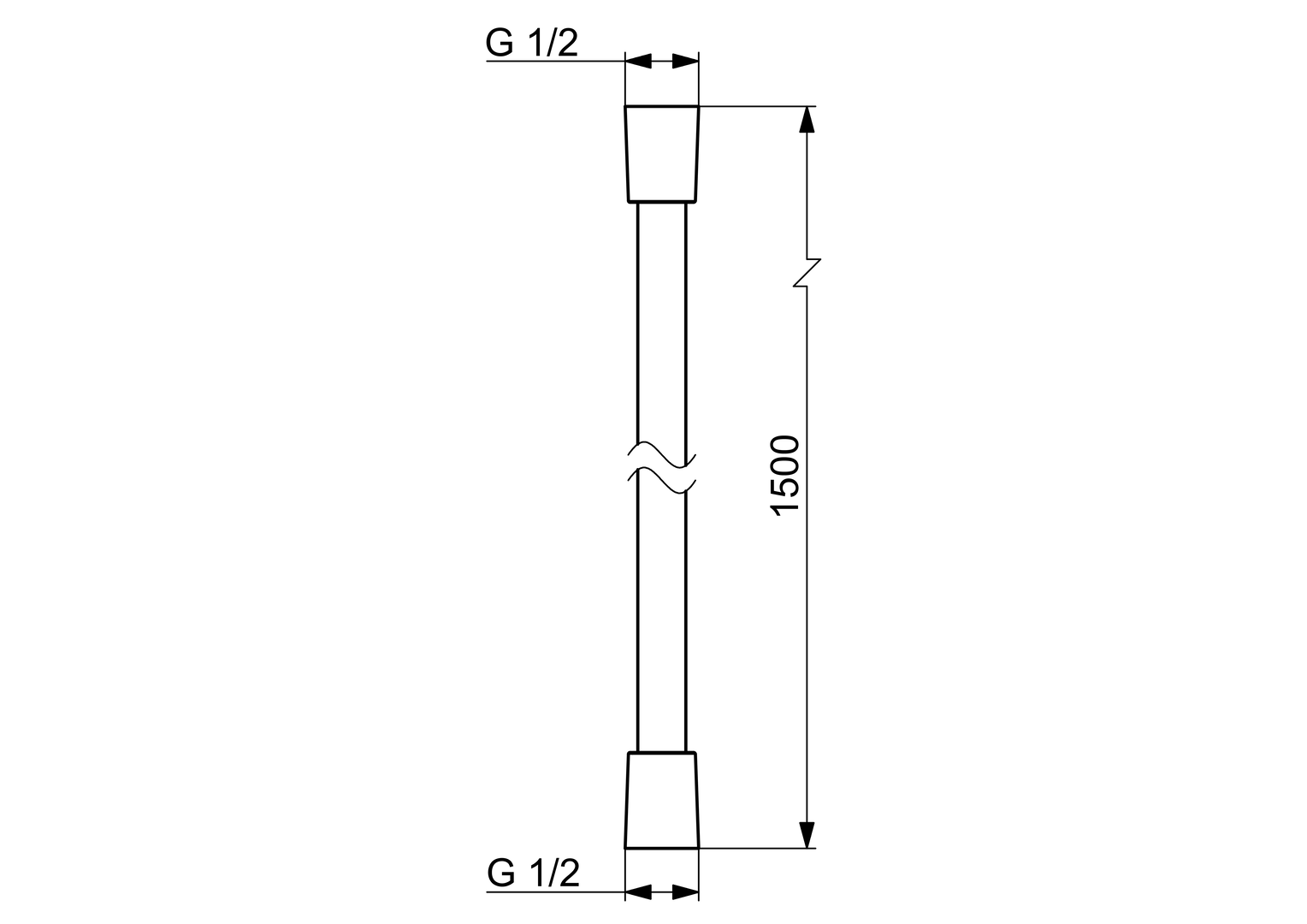 Oras - Shower hose, L=1500 241060-60