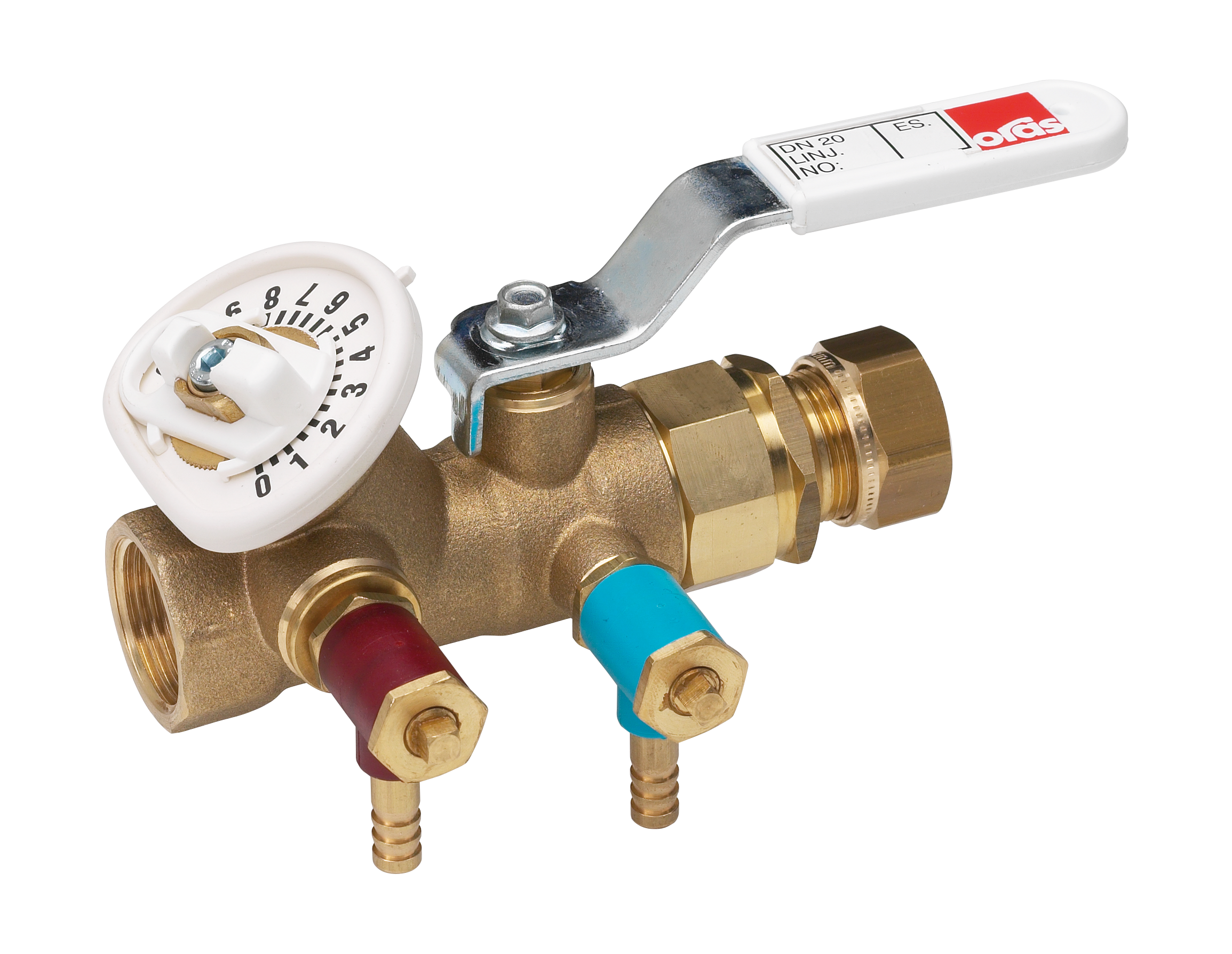 Oras - Pump adjustment valve, DN15, Cu15
