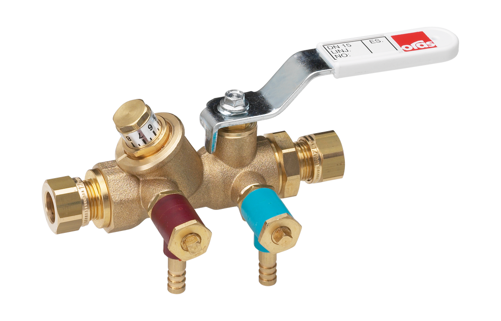 Oras - Hot water circulation valve, DN15, Cu12