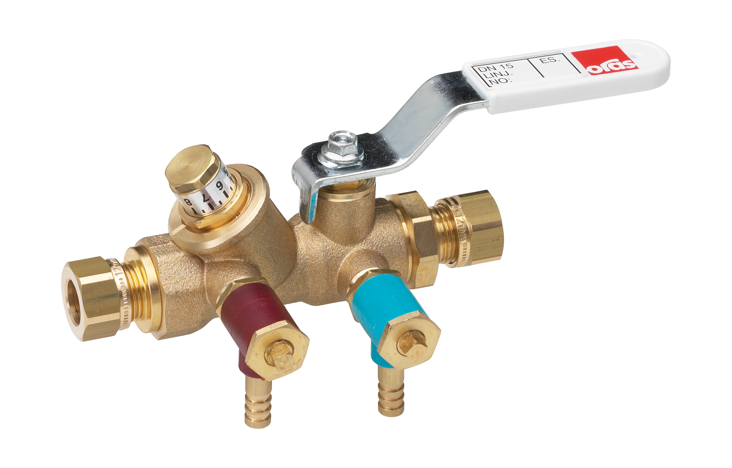 Oras - Hot water circulation valve, DN15, Cu12