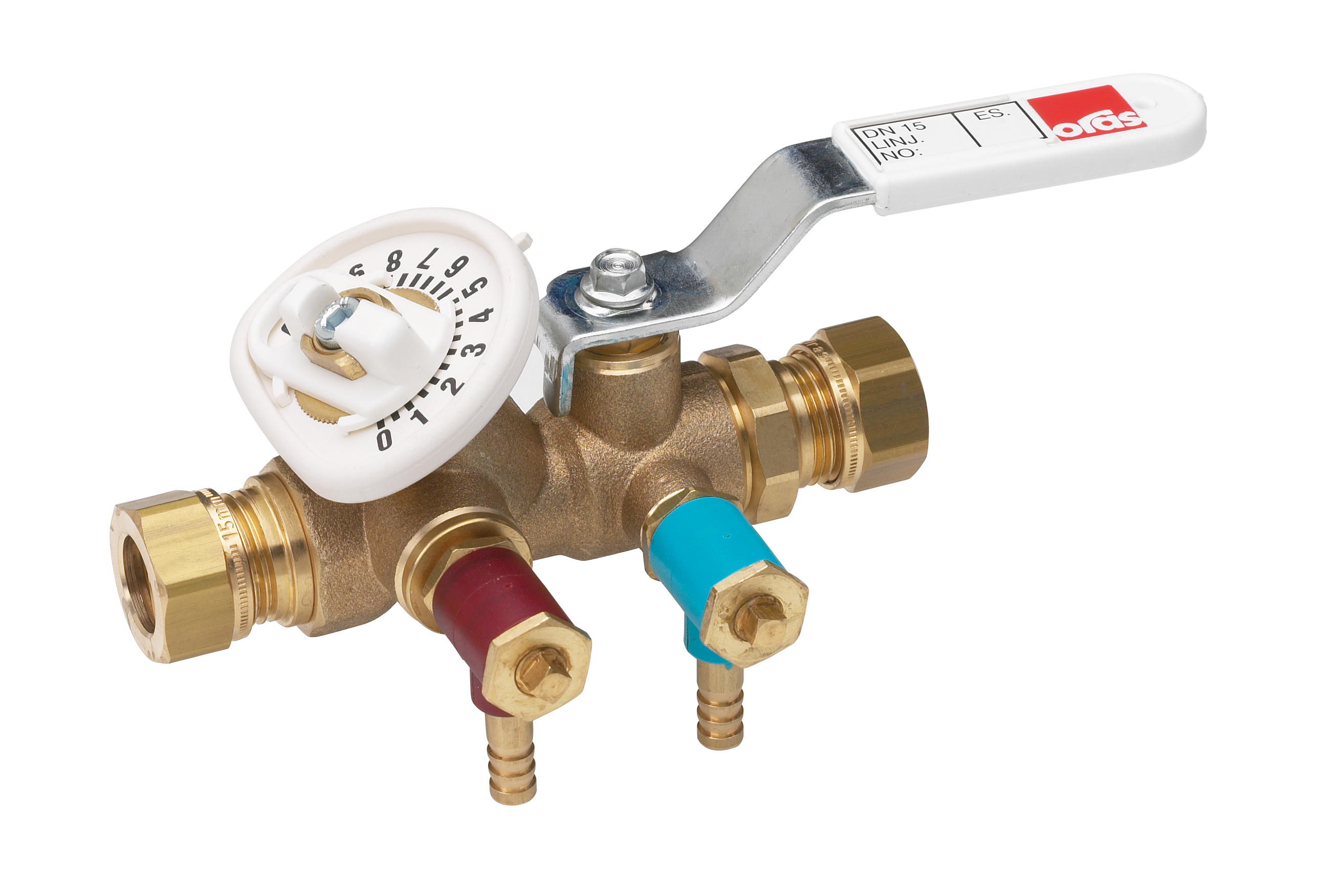 Oras - Hot water circulation valve, DN15, Cu15